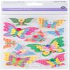 Butterfly Stickers for Scrapbooking Scrapbooking Butterflies Scrapbook Butterflies Nature Stickers Deco Stickers Vintage Stickers Wedding Scrapbook Stickers 3D Scrapbook Embellishments 3 Shts (30 Pc) view 1