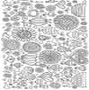 Hearts and Flowers - 12192086 - Ceramic Decal - Enamel Decal - Glass Decal - Waterslide Decal - 3 Different Size Sheet (Images) to Choose from. Choose Either Ceramic (Enamel) or Glass Fusing Decals view 1