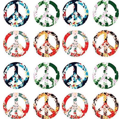 Peace Signs - 5910045 - Ceramic Decal - Enamel Decal - Glass Decal - Waterslide Decal - 3 Different Size Sheet (Images) to Choose from. Choose Either Ceramic (Enamel) or Glass Fusing Decals