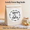 ZLKAPT Save the Date Stickers for Wedding Invitations: 1.6 Inch Round Wedding Envelope Seal Stickers for Bridal Shower, Engagement Party, Invitation Seals, Favor Bags, 120 PCS view 4