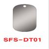 10 Pieces Blank Dog Tag Arc- Shaped Stainless Steel Military Sublimation Dye Heat Thermal Transfer Stamping Engraving 3x5.2 cm view 2
