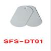 10 Pieces Blank Dog Tag Arc- Shaped Stainless Steel Military Sublimation Dye Heat Thermal Transfer Stamping Engraving 3x5.2 cm view 3
