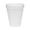 Dart Disposable Insulated Drinking Cup White Styrofoam 10 oz. 25 Ct 10J10 view 1