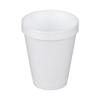 Dart Disposable Insulated Drinking Cup White Styrofoam 10 oz. 25 Ct 10J10 view 3