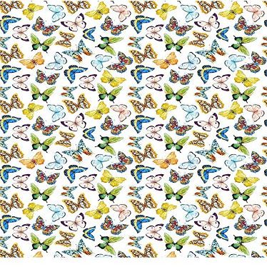 Butterflies in June - 28840 - Ceramic Decal - Enamel Decal - Glass Decal - Waterslide Decal - 3 Different Size Sheet (Images) to Choose from. Choose Either Ceramic (Enamel) or Glass Fusing Decals