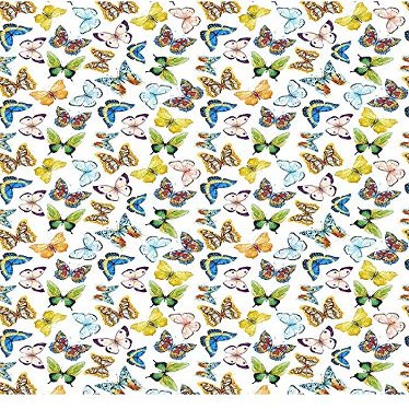 Butterflies in June - 28840 - Ceramic Decal - Enamel Decal - Glass Decal - Waterslide Decal - 3 Different Size Sheet (Images) to Choose from. Choose Either Ceramic (Enamel) or Glass Fusing Decals