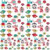 Cute Animals Four - 201606090122 - Ceramic Decal - Enamel Decal - Glass Decal - Waterslide Decal - 3 Different Size Sheet (images) to Choose from. Choose either Ceramic (Enamel) or Glass Fusing Decals view 1