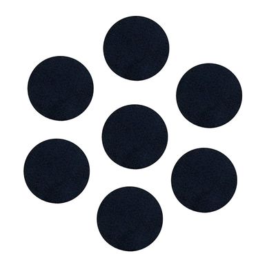 JIANZHENKEJI Adhesive Felt Circles for DIY and Sewing Handcraft, 1.5 Inch(100 Count, Black)