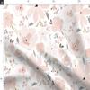 Spoonflower Fabric - Pastel Floral Blush Pink Peach Flowers Jumbo Scale Feminine Watercolor Printed on Minky Fabric by The Yard - Sewing Baby Blankets Quilt Backing Plush view 2