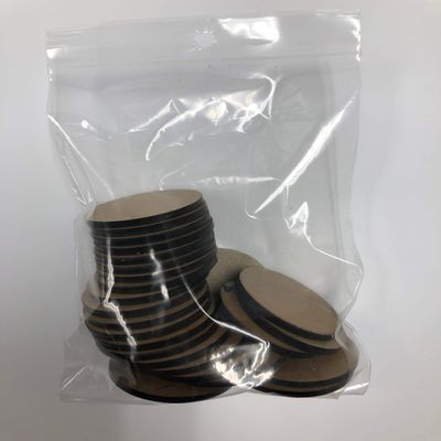 1.5 Inch Black Acrylic Circle (50Count)