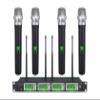 GTDaudio 4x800 Adjustable Channels UHF Diversity Wireless Cordless Handheld Microphone Mic System Ideal for Church, Karaoke, Dj Party, Range 450ft (4 Handheld Mics) view 1