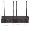 GTDaudio 4x800 Adjustable Channels UHF Diversity Wireless Cordless Handheld Microphone Mic System Ideal for Church, Karaoke, Dj Party, Range 450ft (4 Handheld Mics) view 3