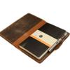 Distressed Leather 5 x 8.25" Notebook Cover Compatible with Moleskine Classic Cover Larger size, Portfolio Agenda Cover Diary Cover, 307M view 1