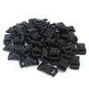 3/8 Inch Black Plastic Buckles - Curved Contoured Quick Side Release Buckles view 2