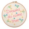 ANCHOR Embroidery Hoop Kit: Dreams do Come True, 20 x 20cm, Multi view 1