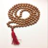 CMEI Sandalwood Mala Beads 108+1 8mm Mala Necklace Japa Mala Hand Knotted Tibetan Mala Prayer Beads Meditation Beads Yoga Necklace (Red Tassel) view 4