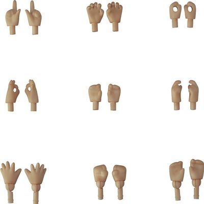 Good Smile Company Nendoroid Doll Hand Parts (Cinnamon Version) 18Piece Set