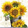 Diamond Art Kit Sunflower Diamond Art Painting Kits for Adults Sunflower Diamond Art Painting Craft for Home Decor,Aromatic,12x12 inches view 1