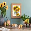 Diamond Art Kit Sunflower Diamond Art Painting Kits for Adults Sunflower Diamond Art Painting Craft for Home Decor,Aromatic,12x12 inches view 2