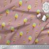 Soimoi Japan Crepe Brown Fabric - by The Yard - 42 Inch Wide - Ice Cream Food Print Material - Cool and Sweet Patterns for Fashion and Home Decor Printed Fabric view 3