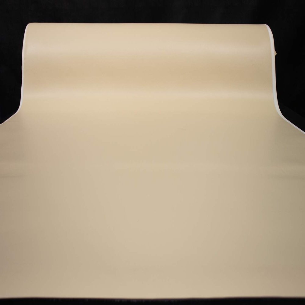 1/4" Foam Backed Marine Vinyl Upholstery Fabric Very Light Tan 54" Wide By the Yard Boat Auto