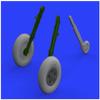 Eduardo 1/48 Brassin Spitfire Mk.1 Wheel (for Tamiya) Plastic Model Yaw Parts EDU648455 view 3