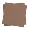 Grocer Kraft Square Flat Card - 5 1/4 x 5 1/4 Environment Raw 80C, 25 Pack view 1
