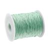 Beadthoven 100Yards 1mm Waxed Cotton Thread for Bracelet Making, Waxed Cotton Cord Beading Cord String for Friendship Bracelet Jewelry Making Necklace Sewing DIY Craft Macrame (PaleGreen) view 1