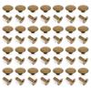 CRAFTMEMORE 200 Pack Leather Rivets Single Cap Rapid Rivet Metal Stud Fasteners Round Cap for Bag Belt Wallet Leather Craft (Antique Brass, 6MM) view 2