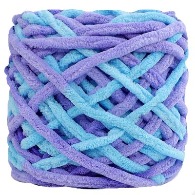 Chunky Knit Chenille Yarn,1kg/2.2lb Blanket Yarn,100% Polyester,Arm Knit Yarn,DIY Chenille Wool Yarn,Hand Knitting Chenille Yarn for Throw Blanket Mat Hat Scarf,Colorful-7