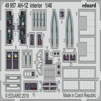 Eduard PhotoEtch 1:48 - AH-1Z interior (Kittyhawk)