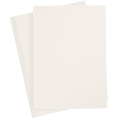 Happy Moments Plain Card and Paper, Off-White, One Size