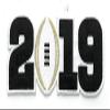 2019 College National Championship Game Jersey Patch White Alabama Clemson view 2