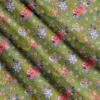 Soimoi Cotton Poplin Green Fabric - by The Yard - 56 Inch Wide - Leaves, Azalea & Floral Chic Textile - Romantic and Exotic Fusion for Trendy Creations Printed Fabric view 3