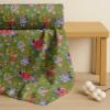 Soimoi Cotton Poplin Green Fabric - by The Yard - 56 Inch Wide - Leaves, Azalea & Floral Chic Textile - Romantic and Exotic Fusion for Trendy Creations Printed Fabric view 4