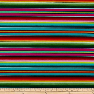 Fiesta Serape Stripe Fuschia, Fabric by the Yard