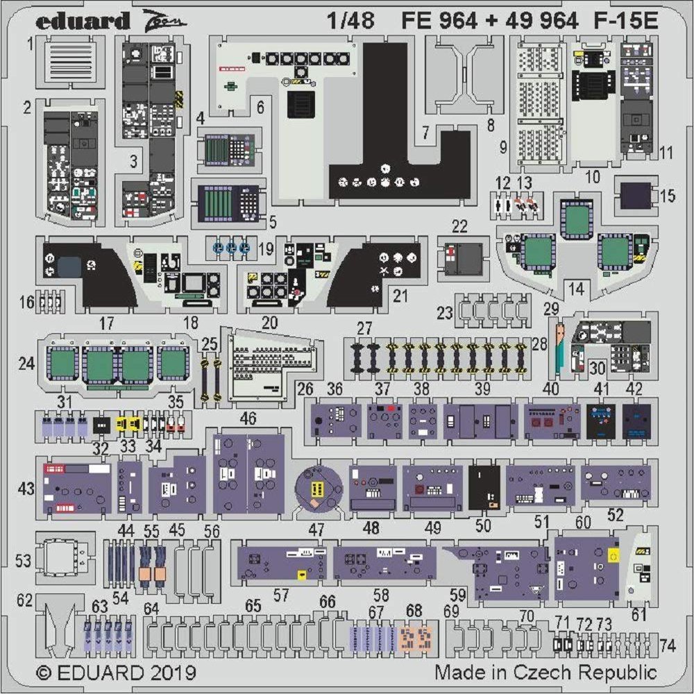 Eduard EDP49964 Photoetch Set, Various