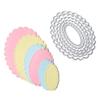 1 Set Oval Circle Scallop Frame Cutting Dies, Oval Frame Die Cuts,DIY Scrapbooking Artist Metal Cutting Dies Stencils Decorative Scrapbooking Steel Craft Embossing Paper Card view 1