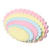 1 Set Oval Circle Scallop Frame Cutting Dies, Oval Frame Die Cuts,DIY Scrapbooking Artist Metal Cutting Dies Stencils Decorative Scrapbooking Steel Craft Embossing Paper Card view 4