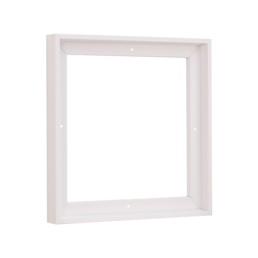 PIXY CANVAS Floater Frame 12x12 for 3/4 (0.75) inch Deep Canvas Paintings/Canvas Prints/Wood Canvas Panels/Wall Art/Wall Decor/Home Decor/Artwork (White, 12 x 12 inch, Square)