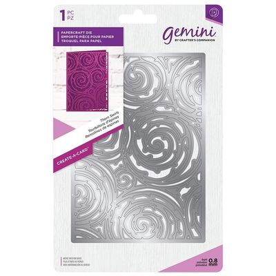 Gemini Create a Card Metal Die-Thorn Swirls, Silver