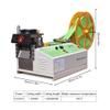 Webbing Cutting Machine, Automatic Hot and Cold Tape Cutter for Elastic Band Self Adhesive Tape Ribbon Zipper view 2