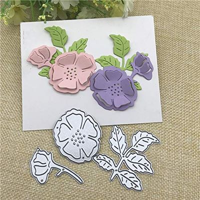 1.7x1.7inch Flower Leaf 2019 New Die Cuts Metal Cutting Die Craft Die for Scrapbooking Card Making