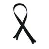 YKK #5VS Vislon 2-Way Open Zipper Black - 45" view 1