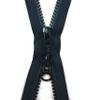 YKK #5VS Vislon 2-Way Open Zipper Black - 45" view 3