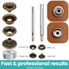Trimming Shop 15mm Fixing Hand Tools for Press Studs, DIY Toolkit, Arts Crafts, DIY Projects, Leathercraft, Fastening Clothes, Repair and Replacement view 4