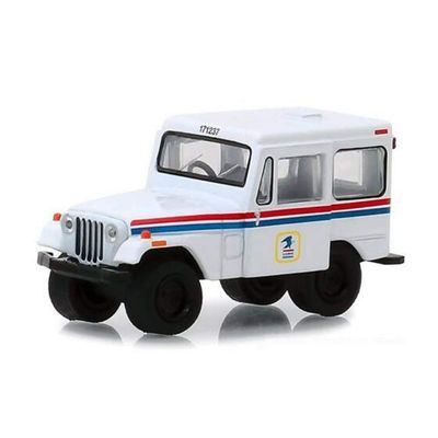 1971 Jeep DJ-5 White United States Postal Service (USPS) Hobby Exclusive 1/64 Diecast Model Car by Greenlight
