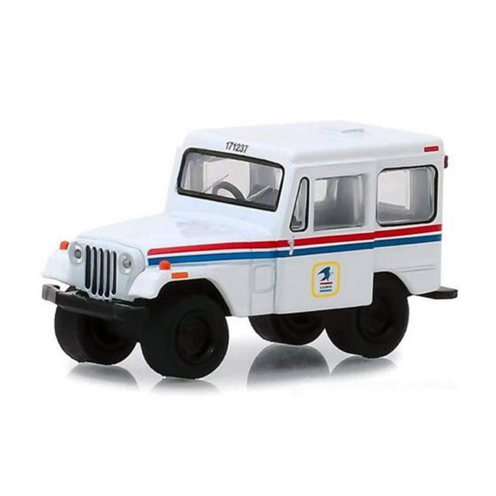 1971 Jeep DJ-5 White United States Postal Service (USPS) Hobby Exclusive 1/64 Diecast Model Car by Greenlight