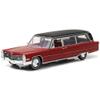 1: 18 Precision Collection - 1: 18 1966 Cadillac S&S Limousine - Red with Black Vinyl Roof view 1