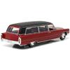 1: 18 Precision Collection - 1: 18 1966 Cadillac S&S Limousine - Red with Black Vinyl Roof view 2